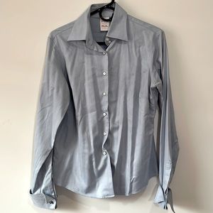 Brooks brothers button down shirt - blue - size 10